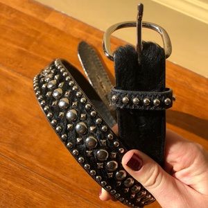 Ranger Belt Co. calf hair bling